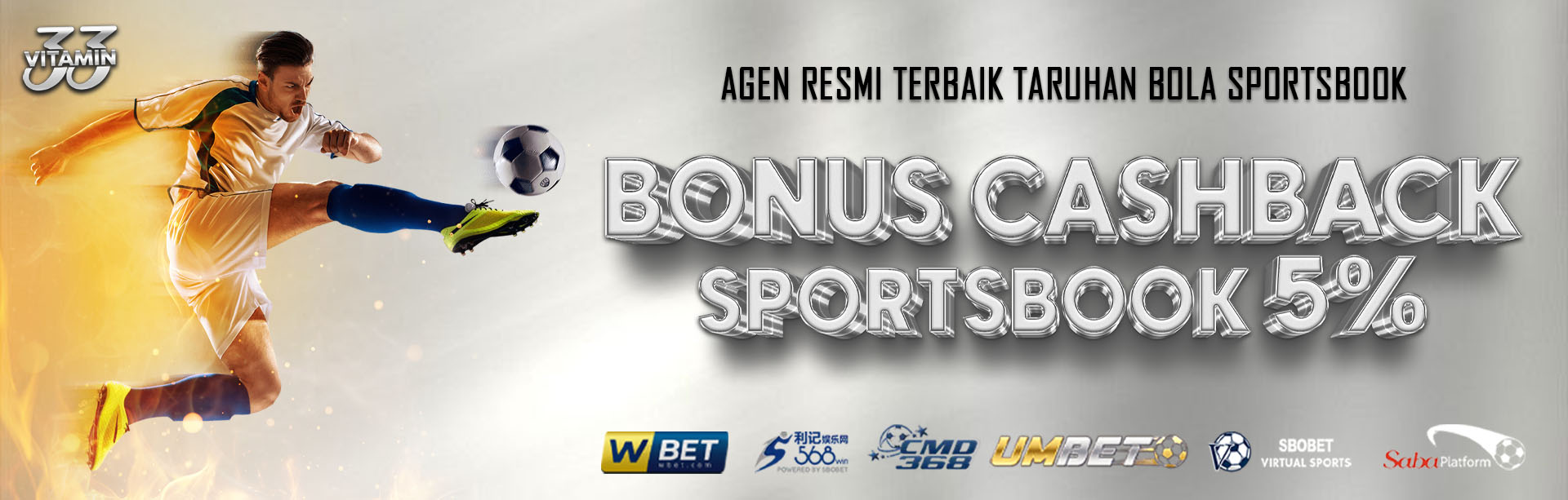 BONUS CASHBACK SPORTSBOOK 5%